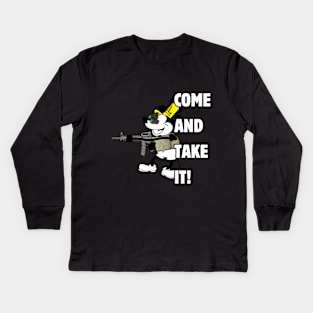 Based Willie: Come and Take It! Kids Long Sleeve T-Shirt